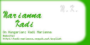 marianna kadi business card